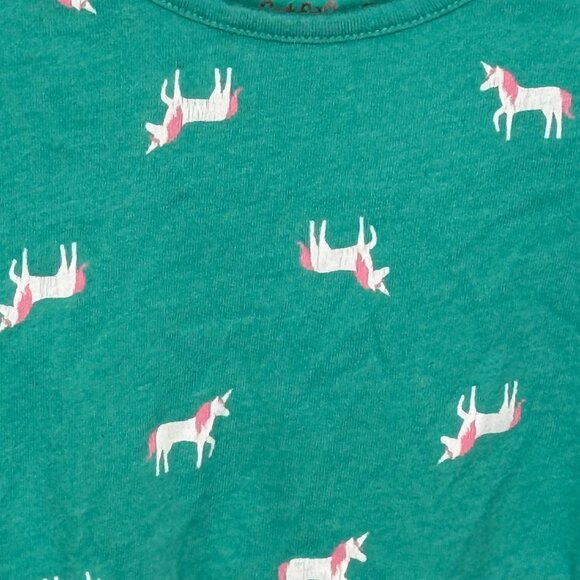 Cat & Jack - Girls Short Sleeve Unicorn Dress with Pockets - Size XS (4/5) - Picture 3 of 6